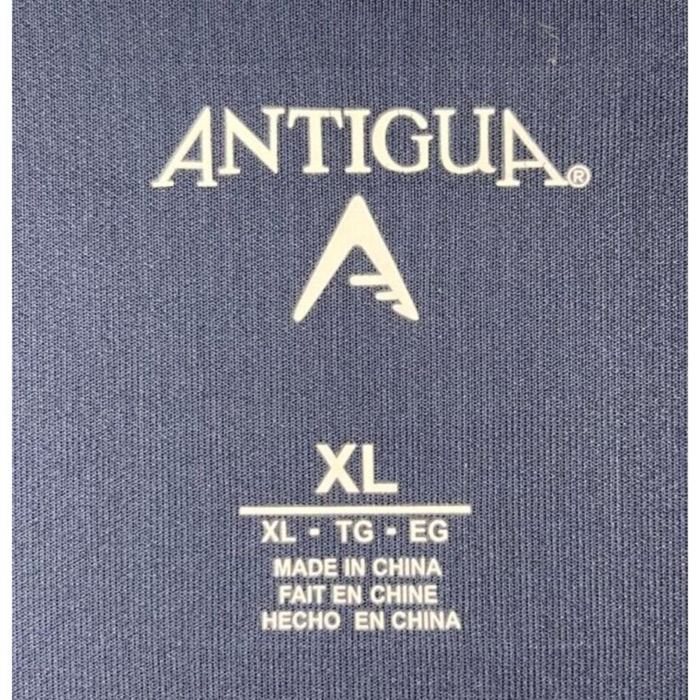 Antigua Men's 1/4‎ Zip Pullover Los Angeles Rams NFL XL Navy Blue Polyester - Picture 5 of 8
